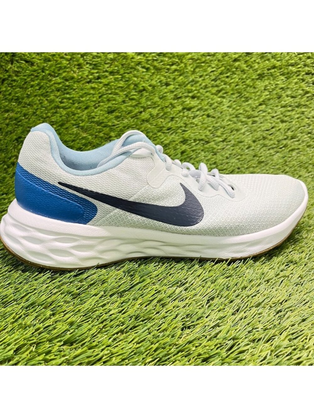 Nike Revolution 6 Next Nature Mens Size 9 Blue Athletic Running Shoes Sneakers